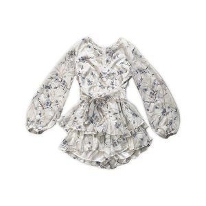 Selfie Leslie Long Sleeve Romper - Size Medium